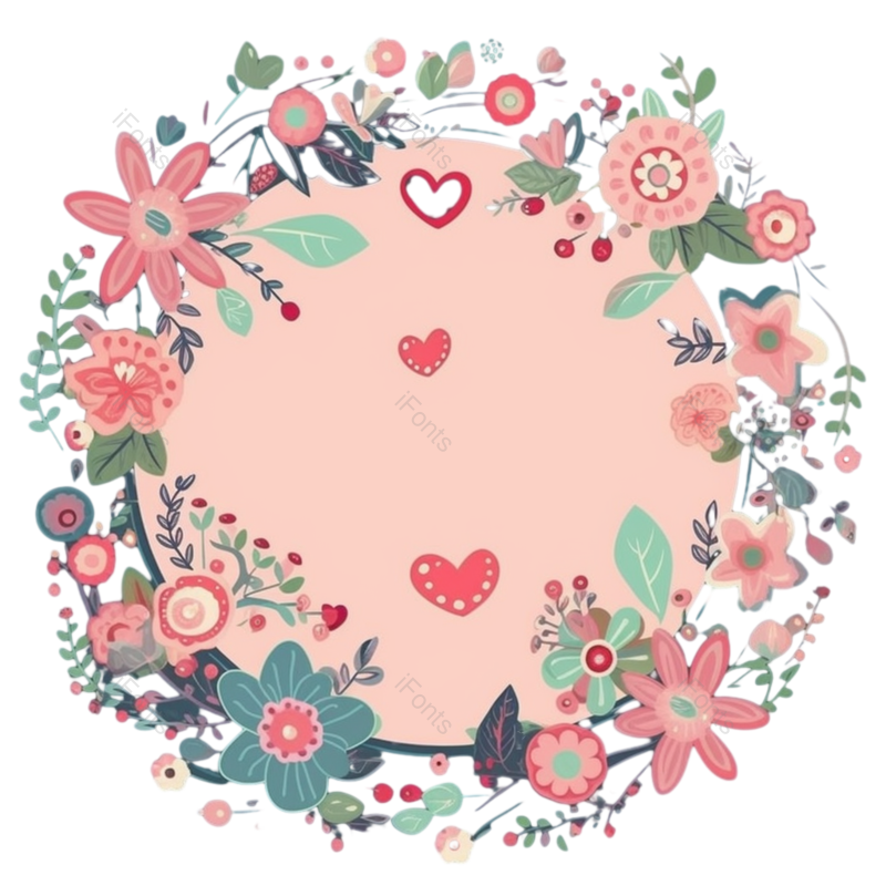 花卉插画图片,花朵插画元素,PNG,免抠素材